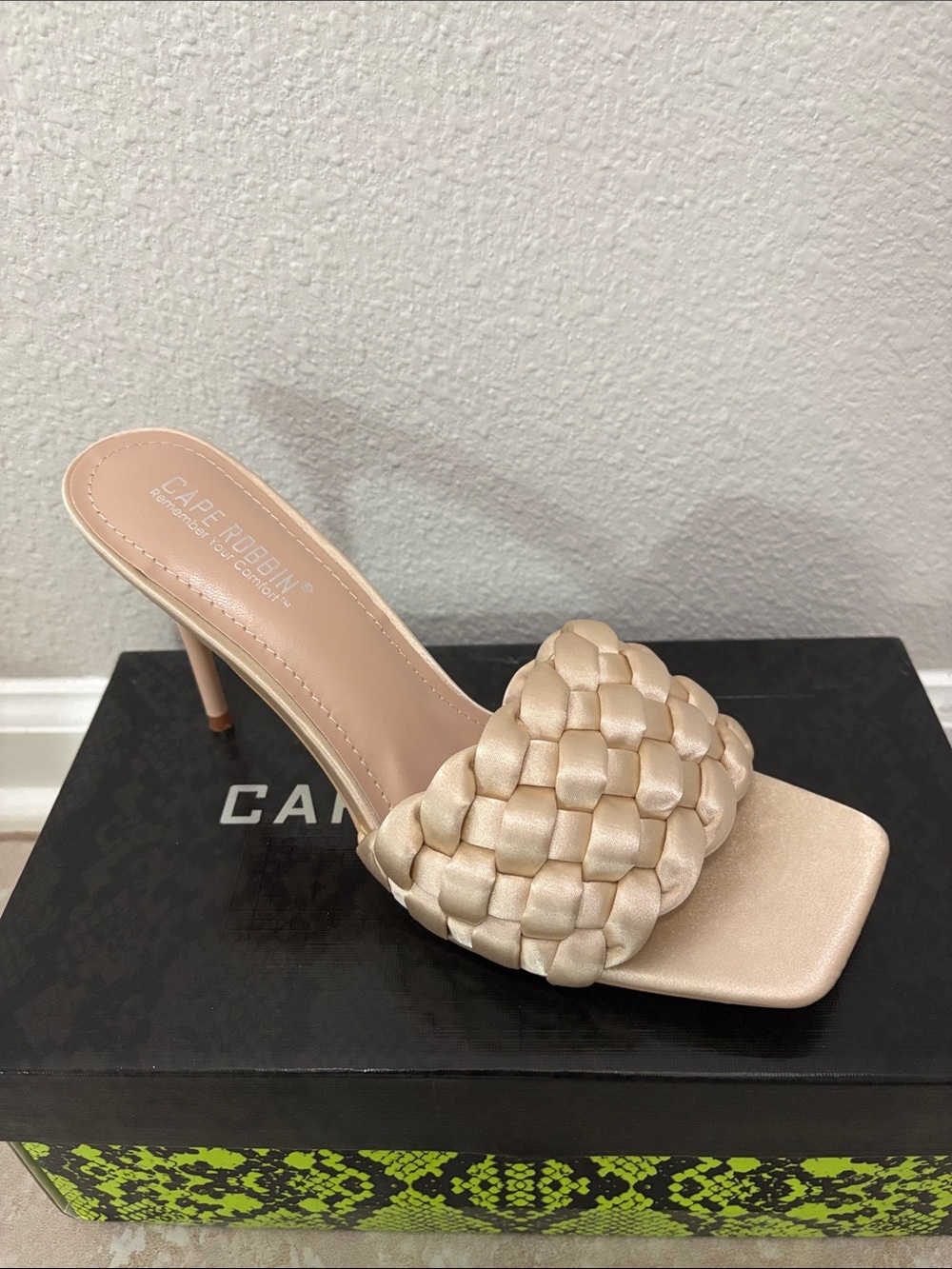 Braided Slide Heels
